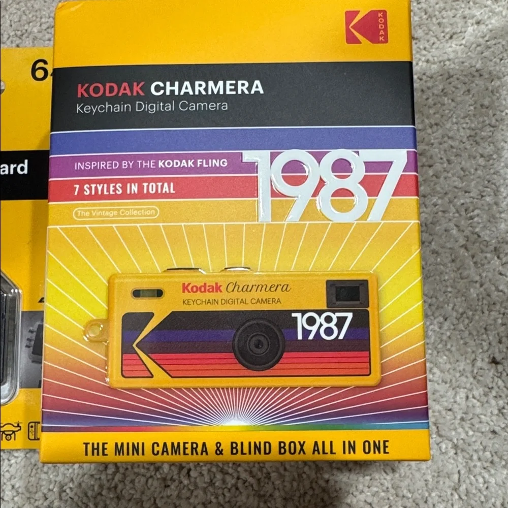NEW Kodak Charmera Blindbox plus Kodak NEW microSD card